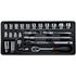 FIXMAN Tray 24 Piece 3/8' Drive Sockets And Accessories